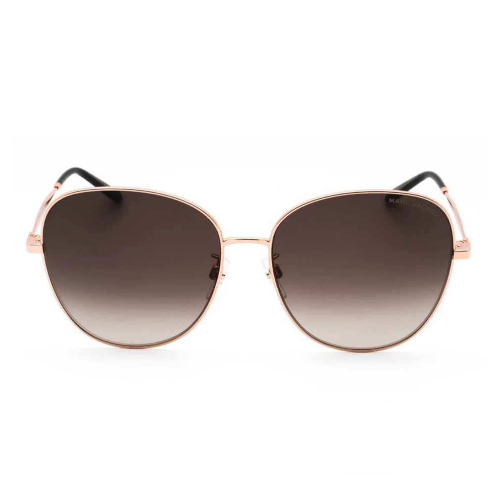 NEW MARC JACOBS 664/G/S RHL HA Sunglasses  Brown Lenses Aviator Unisex With Case